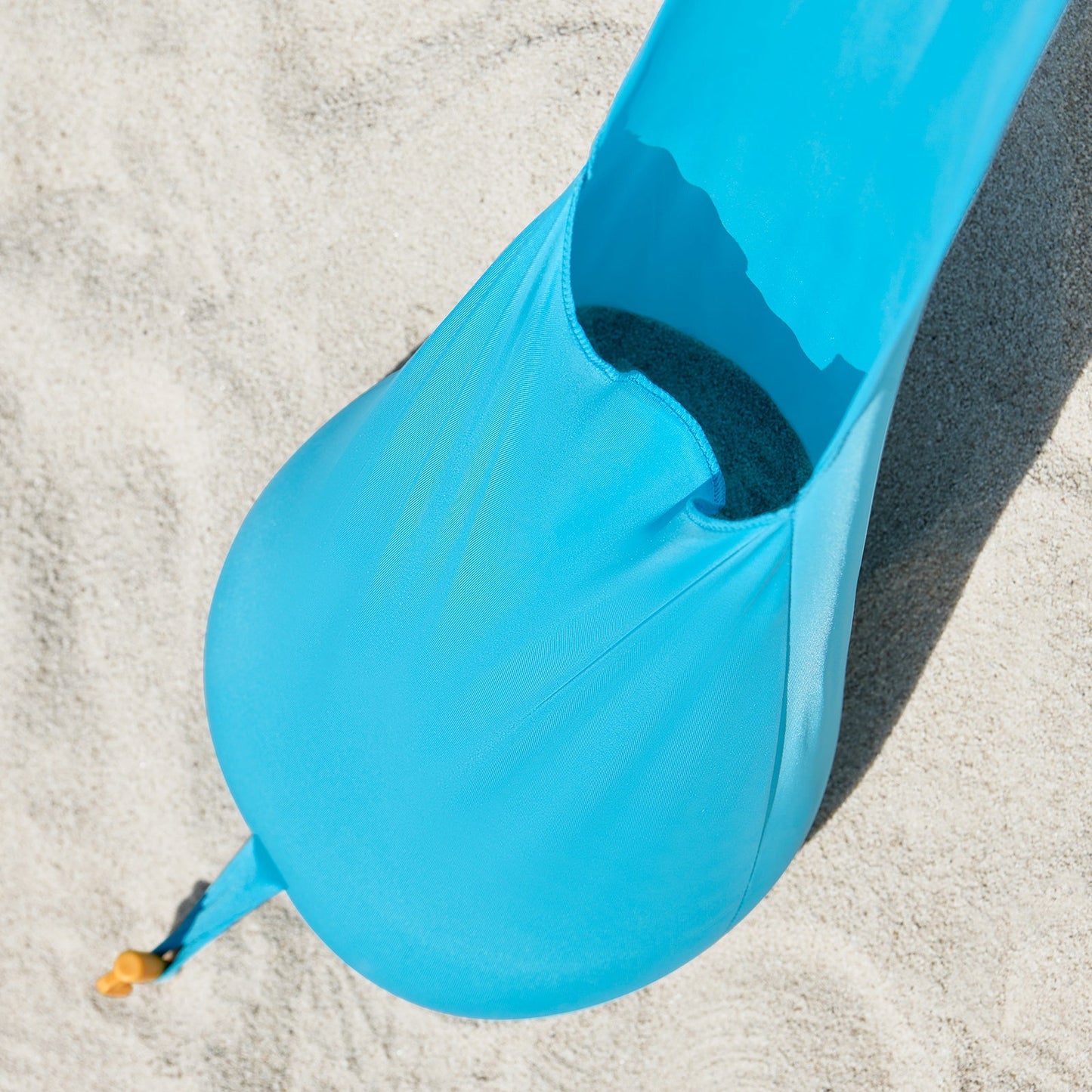 SoBuy Tente de plage 400x400x200 cm Turquoise - Lycra Polyester Anti-UV UPF 30 - Tente de plage portable avec sac de transport