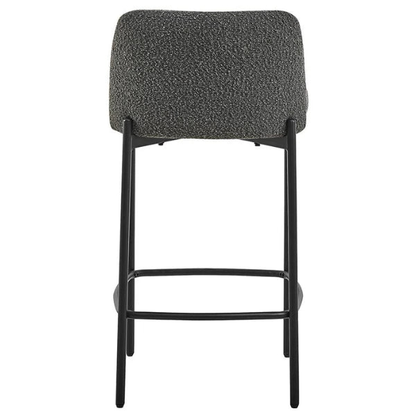 Rousseau Tabouret de bar Ella - H85 x L37 x P42 cm - Gris