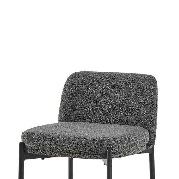 Rousseau Tabouret de bar Ella - H85 x L37 x P42 cm - Gris