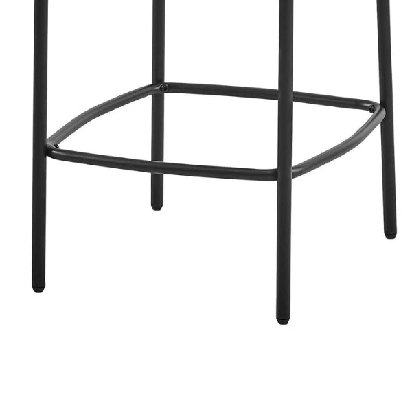 Rousseau Tabouret de bar Ella - H85 x L37 x P42 cm - Gris