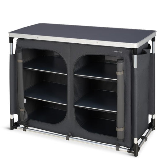 Armoire de camping Trvlmore - espace de rangement XXL - pliable - structure en aluminium - armoire d'extérieur