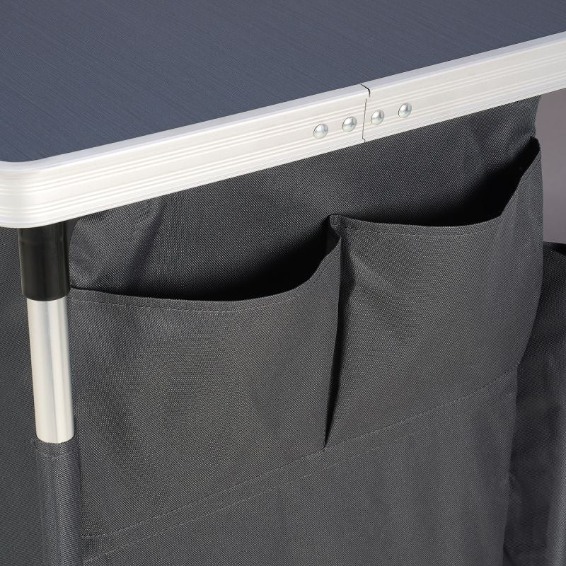 Armoire de camping Trvlmore - espace de rangement XXL - pliable - structure en aluminium - armoire d'extérieur