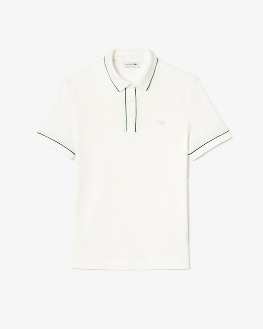 Polo Lacoste Hommes Regular Fit - Paris Stretch Piqué - Blanc - Taille XXL