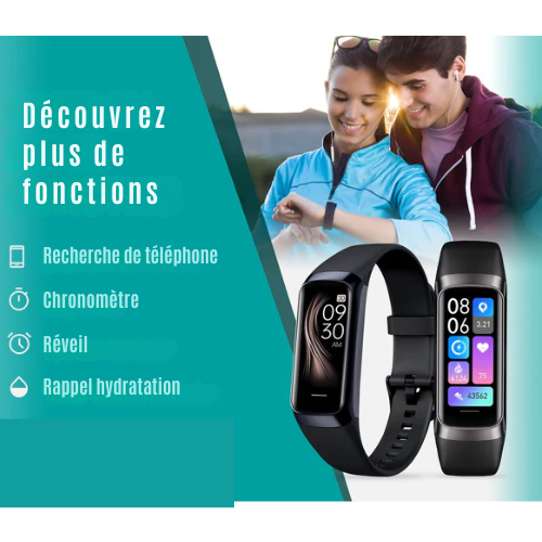 FITAGE - Montre connectée / tracking - Noir