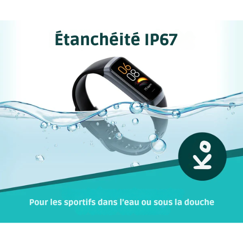 FITAGE - Montre connectée / tracking - Noir