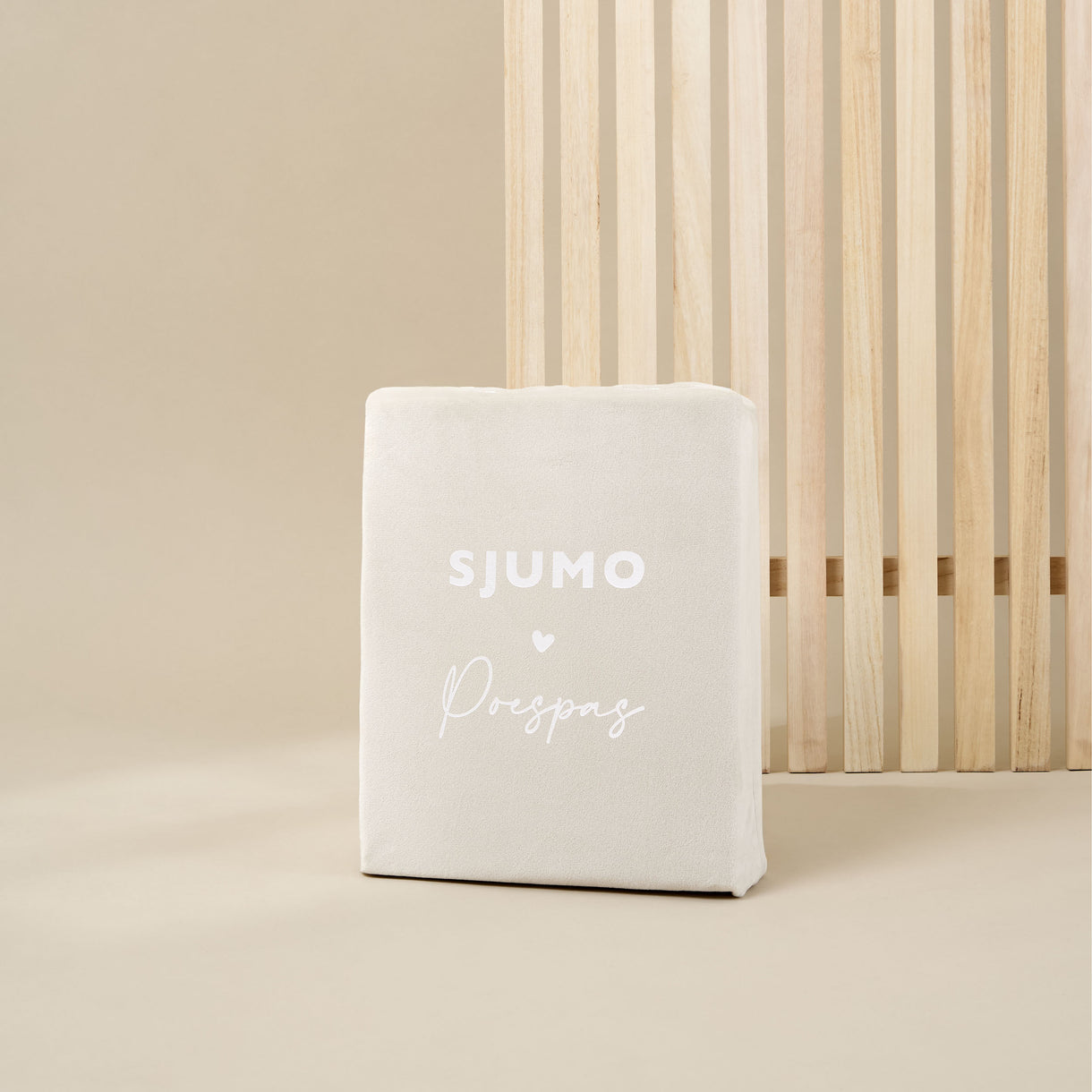 Sjumo Love On Top Housse de couette - Sjumo x Poespas - Grey - 140x220 cm