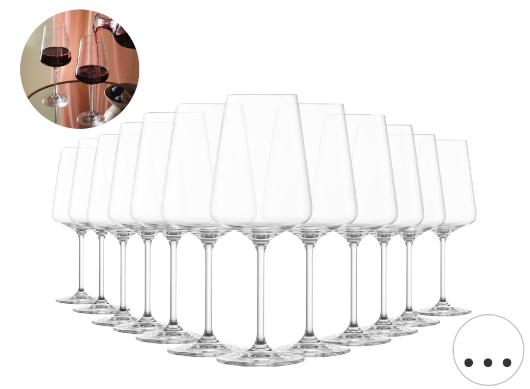 Schott Zwiesel - Passionata - Verres à vin rouge - Verre en cristal Tritan - 560 ML - Lot de 12