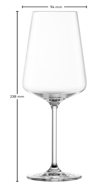 Schott Zwiesel - Passionata - Verres à vin rouge - Verre en cristal Tritan - 560 ML - Lot de 12