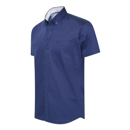Cappuccino Italia - Chemise homme Uni - Marine - Taille 3XL