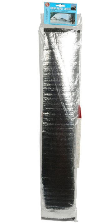 All Ride - Pare-soleil et couverture antigel - 70 x 150 cm - Argent et aluminium - Protection 2-en-1 - Pare-brise voiture - Anti-givre