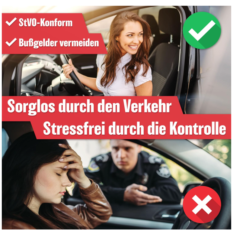 HELDENWERK - Car First Aid Bag & First Aid Kit - DIN 13164:2022 Standard - Compact - Nylon noir résistant à l'eau - Comprend des masques et une couverture de sauvetage - Pour voiture, moto et camion - Obligatoire en Europe