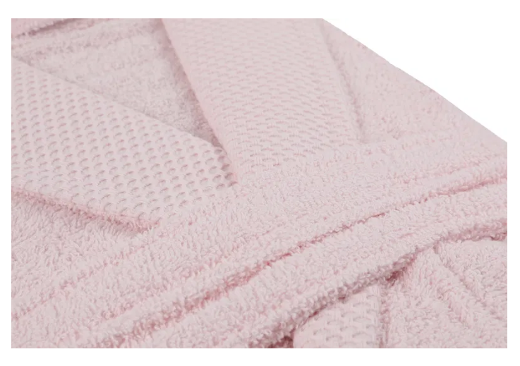 Cappa - Peignoir avec ceinture - Taille XXL & 360 g/m² - Avec poches et haute absorption - Pour la douche et le bien-être - Coton rose clair