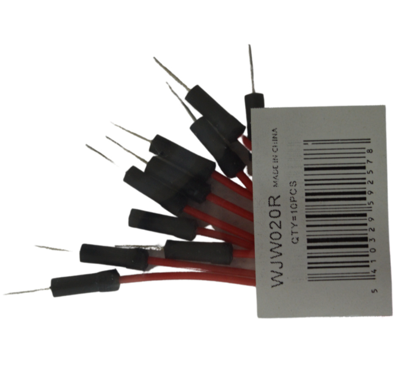 Jeu de fils de connexion, 10Pcs / Kit, 20 cm de long, couleur rouge