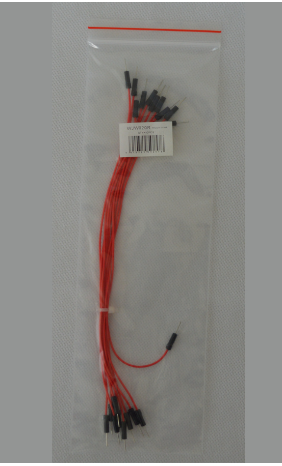 Jeu de fils de connexion, 10Pcs / Kit, 20 cm de long, couleur rouge
