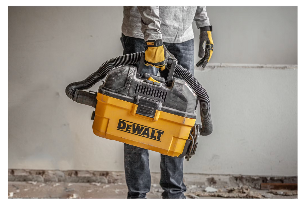 DeWalt Aspirateur eau et poussières DXV15TA - 15 litres - 1100 W - Design boîte à outils - Avec fonction soufflage
