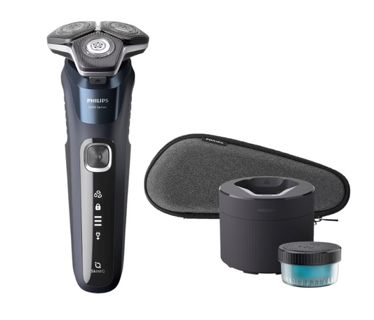 Philips SHAVER Series 5000 S5885/50 rasoir Rasoir rotatif Tondeuse Bleu