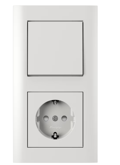 Kopp 5x Double Cover Frame - Blanc brillant