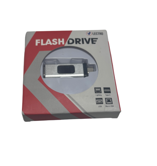 Clé USB Lectro avec connecteurs USB-A et C - 256 Go