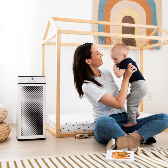 Medify MA-40 Purificateur d'air avec filtre HEPA H13 Blanc