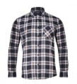 Lahti Pro Flannel Shirt Padded - Navy Blue - 2XL - Vêtements de travail chauds et confortables pour les mois froids