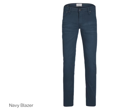 Jack & Jones JWHGLENN Pantalon Studio JJICON - W29 L32 - Blazer bleu marine