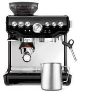 Machine à expresso entièrement automatique - Sage The Barista Express SES870BKS - 31 x 38 x 40 cm - Argent et noir