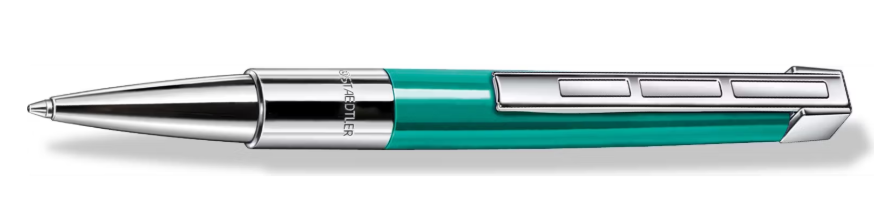 staedtler Ballpen Initium | Stylo-bille en résine noir | Longueur 14 cm