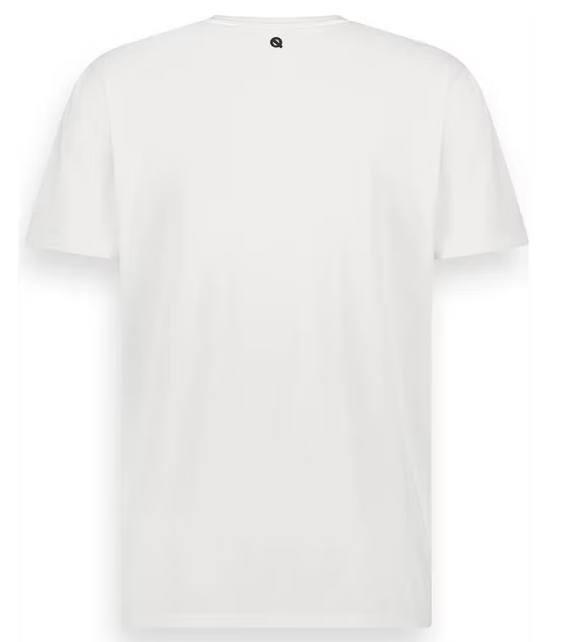 LEBASQ T-Shirt Parker Crew blanc, taille M (longueur dos 72 cm, tour de poitrine 100 cm)