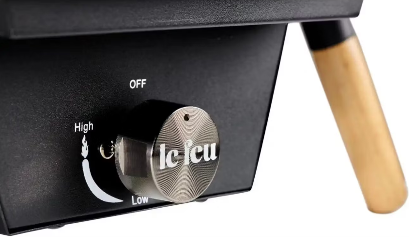 Le Feu Turtle 3.0 Four à pizza d'extérieur - Chauffage au gaz - Noir - Ø 61 cm x H 39 cm