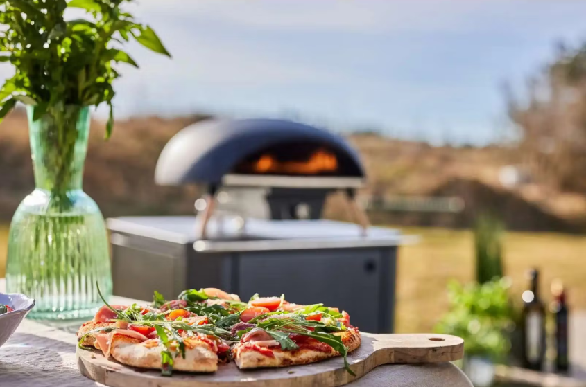 Le Feu Turtle 3.0 Four à pizza d'extérieur - Chauffage au gaz - Noir - Ø 61 cm x H 39 cm