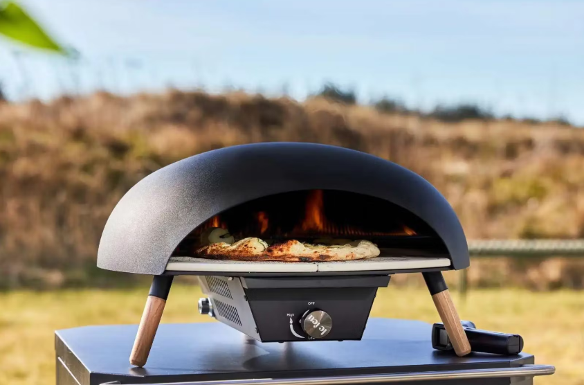 Le Feu Turtle 3.0 Four à pizza d'extérieur - Chauffage au gaz - Noir - Ø 61 cm x H 39 cm