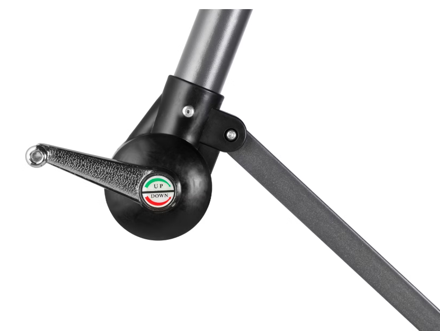 Parasol suspendu de jardin Lifa Ø 300 cm Crème - Housse de protection incluse