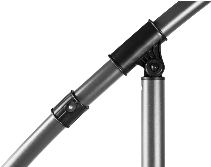 Parasol suspendu de jardin Lifa Ø 300 cm Crème - Housse de protection incluse