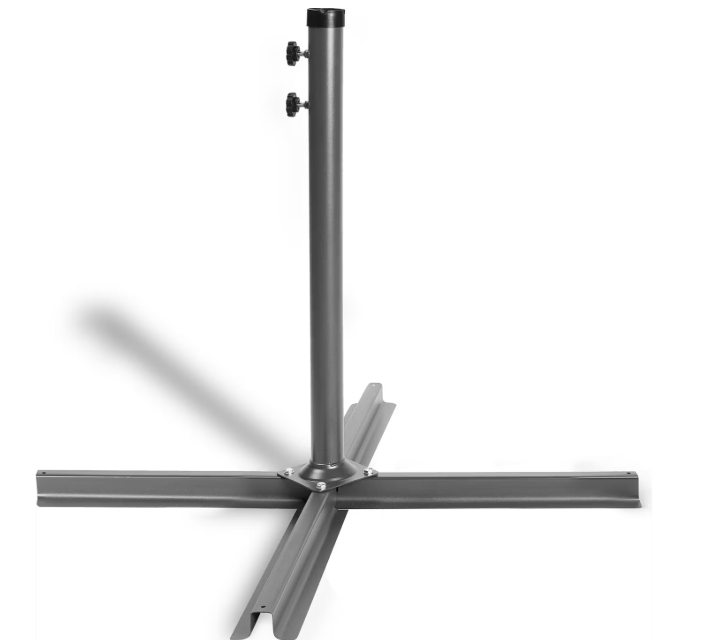 Parasol suspendu de jardin Lifa Ø 300 cm Crème - Housse de protection incluse