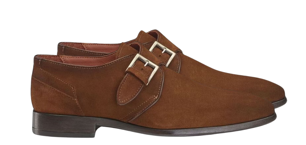 Greve - Chaussure à boucle - Ribolla - Brulee - Velours - Taille 46