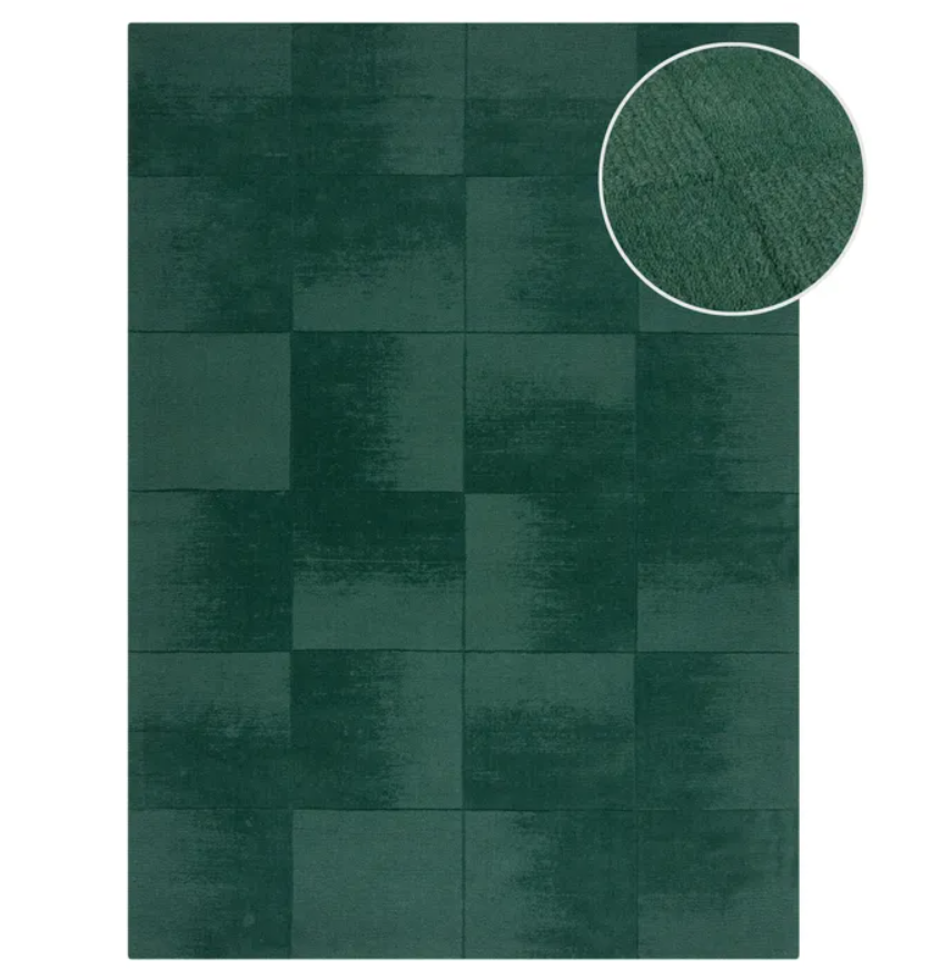 FLAIR RUGS - Grand - Laine - Tapis - 160x230cm - vert