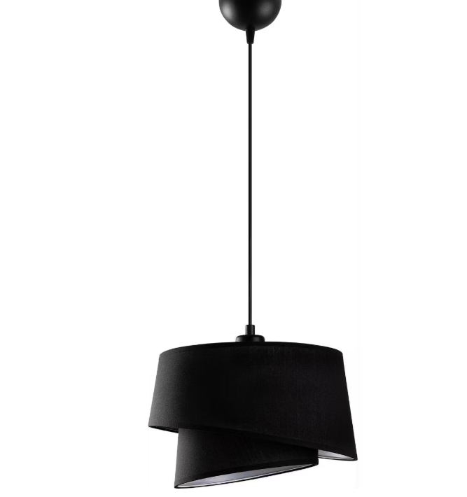 Opviq Stage lampe suspendue Ø 32 cm | Noir | Hauteur réglable