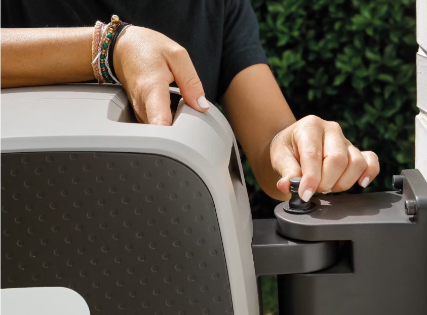 GF Rewall Style Wall Hose Box 35m x 1.5m - Gris - Automatiquement rétractable