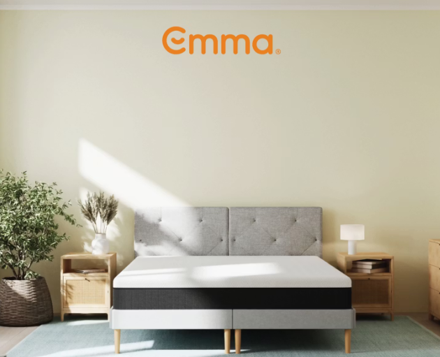 Emma Lite Matelas 90x200 cm - Matelas ferme à ressorts ensachés avec 7 zones - Gris
