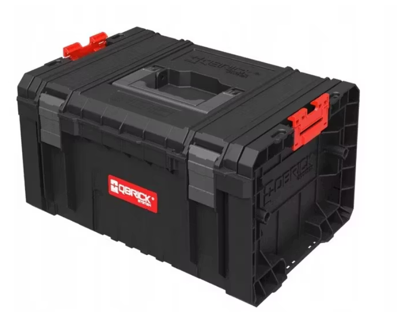 Qbrick Z257776PG001 Boîte à outils PRO 2.0 avec 5x PRO Organiser Multi - Noir, 450 x 334 x 240 mm