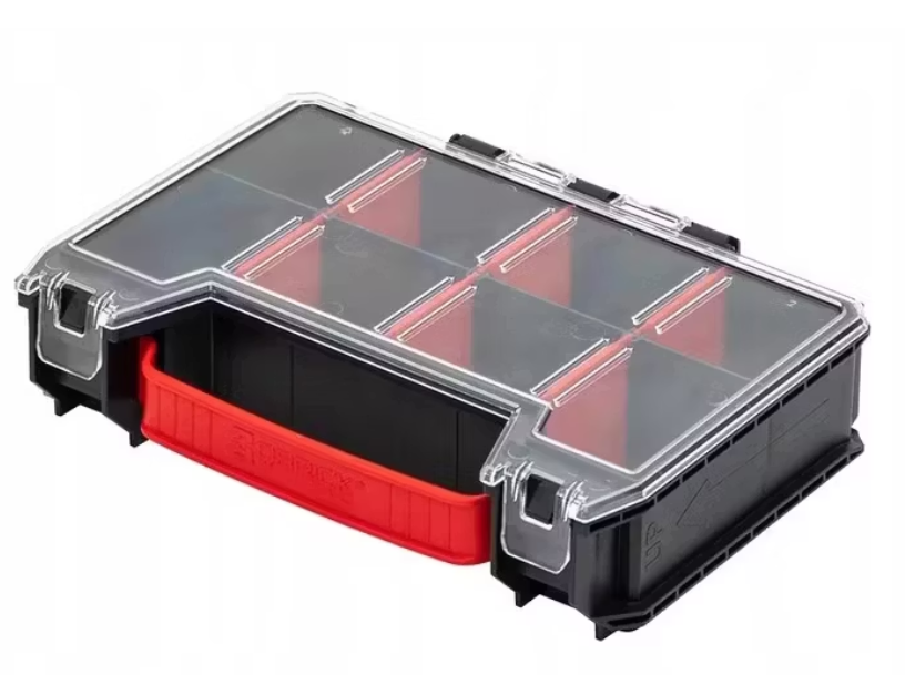 Qbrick Z257776PG001 Boîte à outils PRO 2.0 avec 5x PRO Organiser Multi - Noir, 450 x 334 x 240 mm
