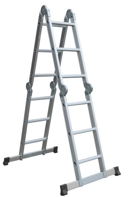 Batavia Aluminium Multifunction Ladder 4x3 échelons - Hauteur 165 cm | Hauteur de travail 339 cm - Compact 90x33.5x25 cm