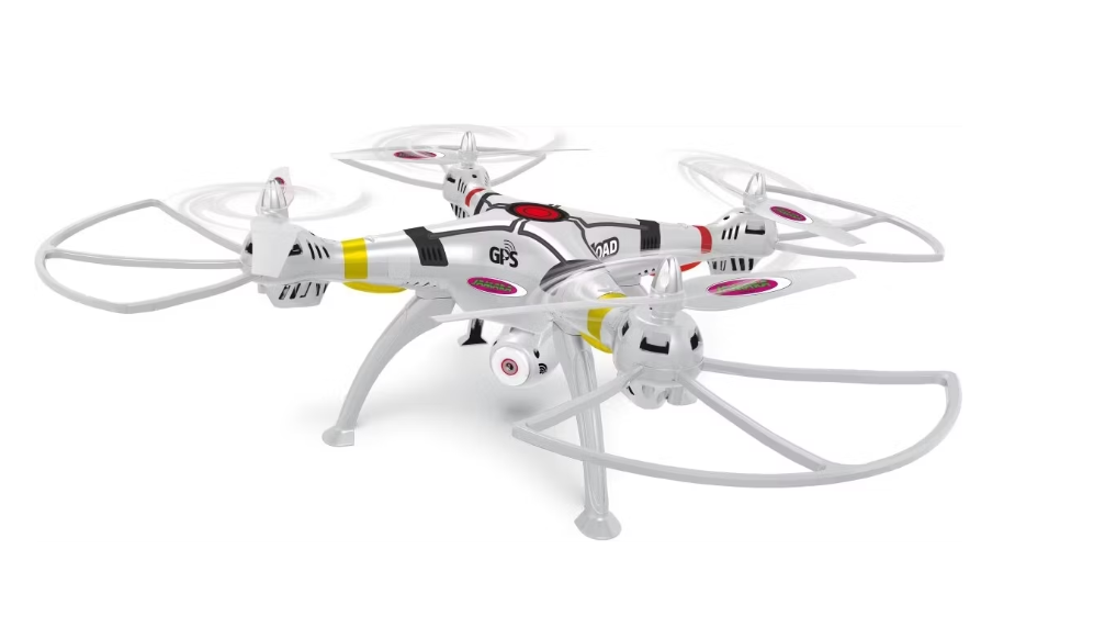 Jamara Payload GPS VR Drone | Caméra HD 720p | 62x62x18.8 cm | Blanc