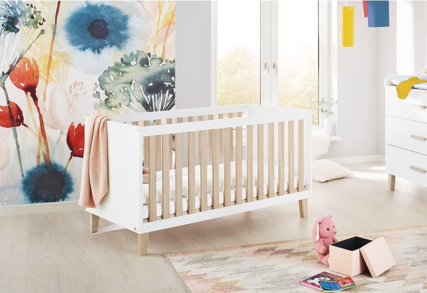 Lit d'enfant Pinolino Lumi Small Natural Oak | 120 x 60 cm