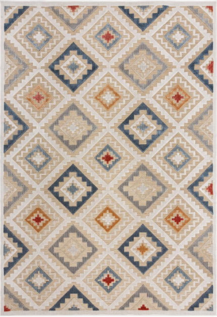 Flair Rugs Plaza Zion Tapis d'extérieur Gris - 160 x 230 cm