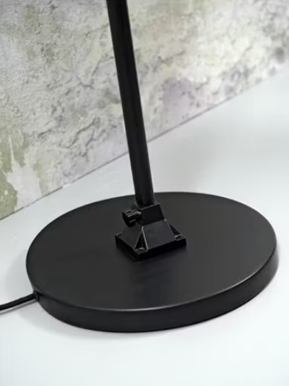 It's About Romi Lampadaire Amsterdam - Textile noir - 190 x 47 x 70 cm