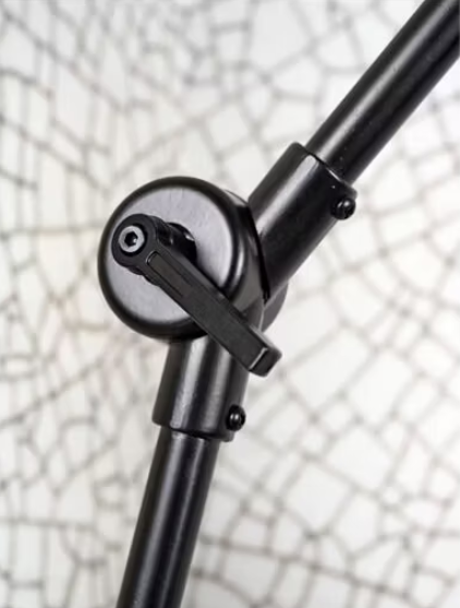 It's About Romi Lampadaire Amsterdam - Textile noir - 190 x 47 x 70 cm