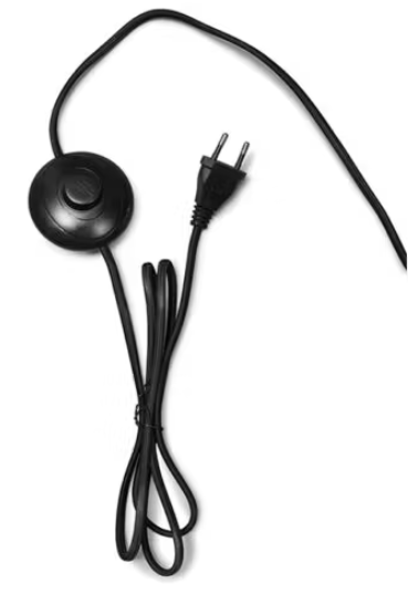 It's About Romi Lampadaire Amsterdam - Textile noir - 190 x 47 x 70 cm