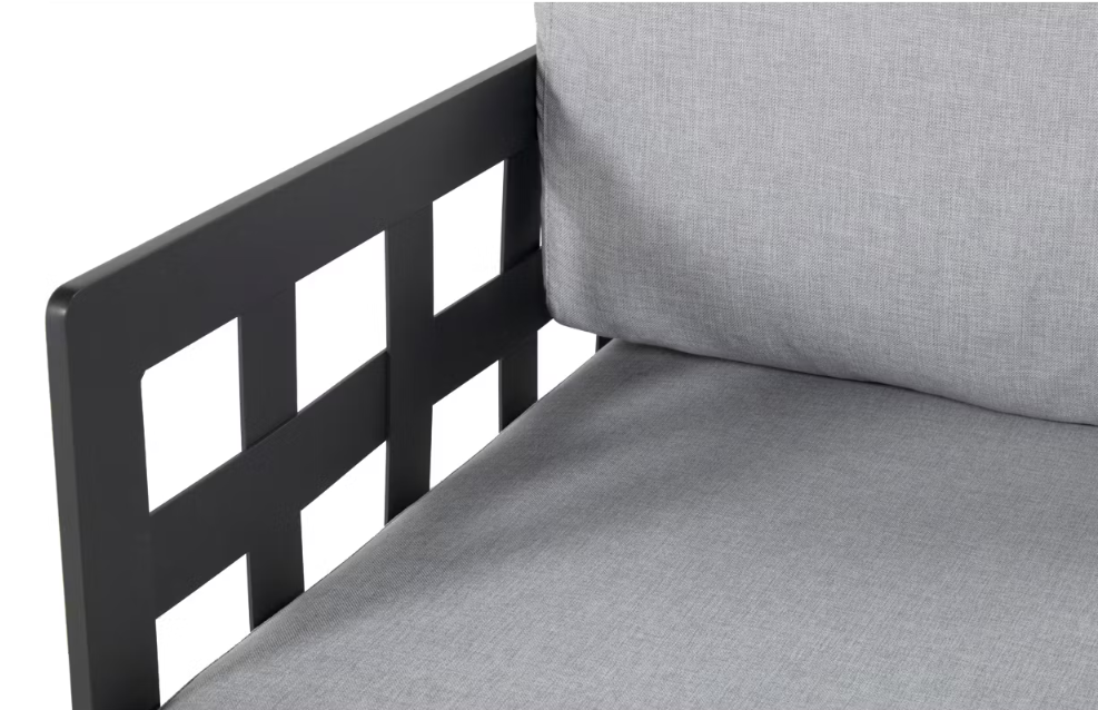 Hartman Cestelli Chaise longue en aluminium anthracite - 84x84x85 cm