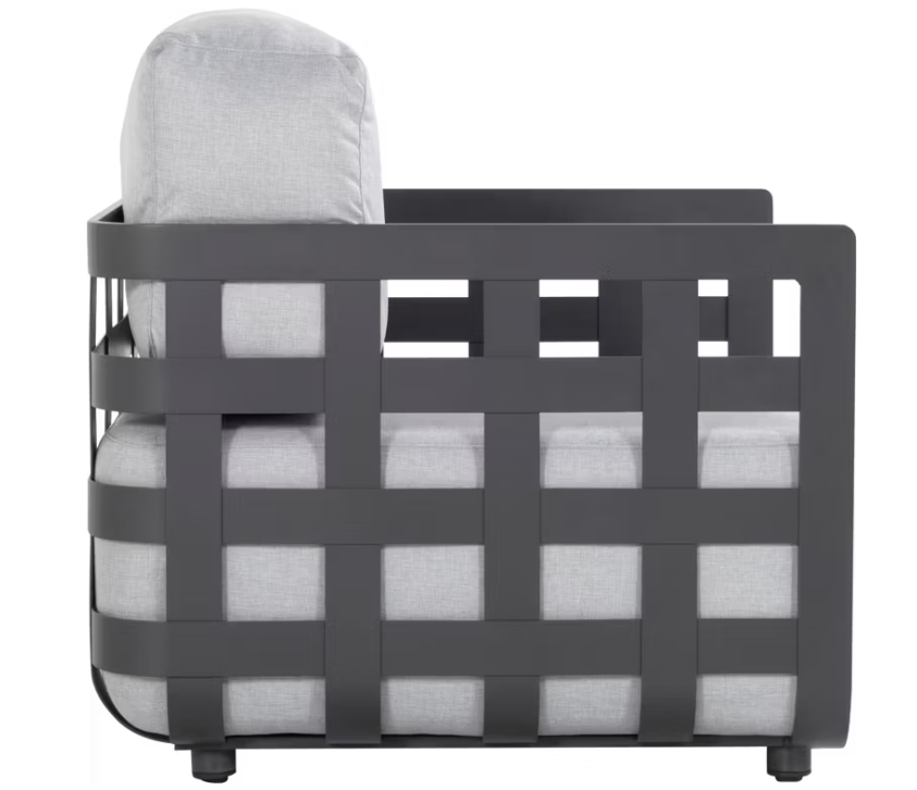 Hartman Cestelli Chaise longue en aluminium anthracite - 84x84x85 cm